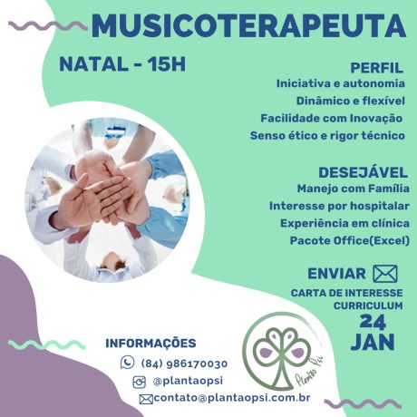 Vaga - Musicoterapeuta